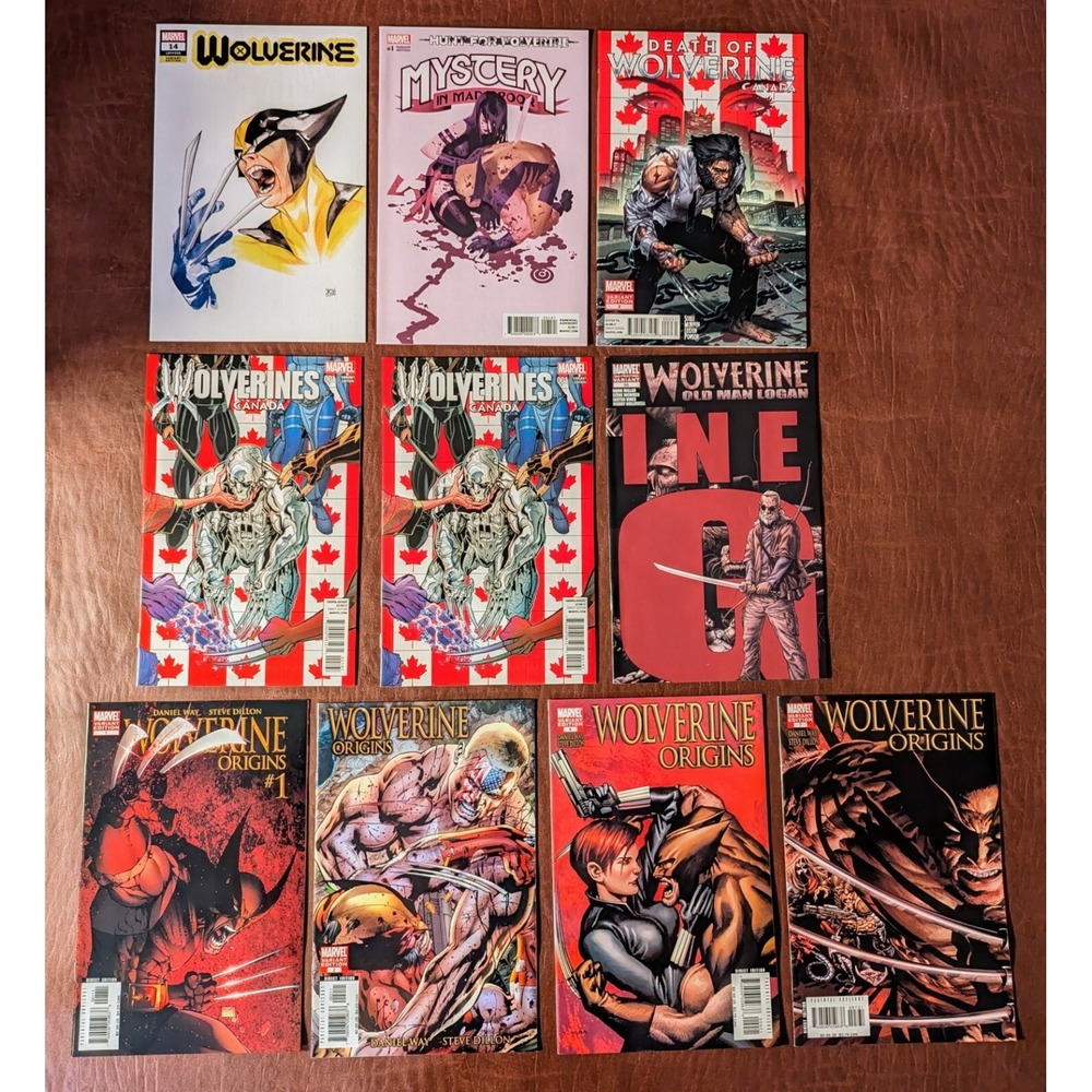 Wolverine Variant Comic Lot (2006–2021) x10 | VF to NM Range |‎ Marvel Comics